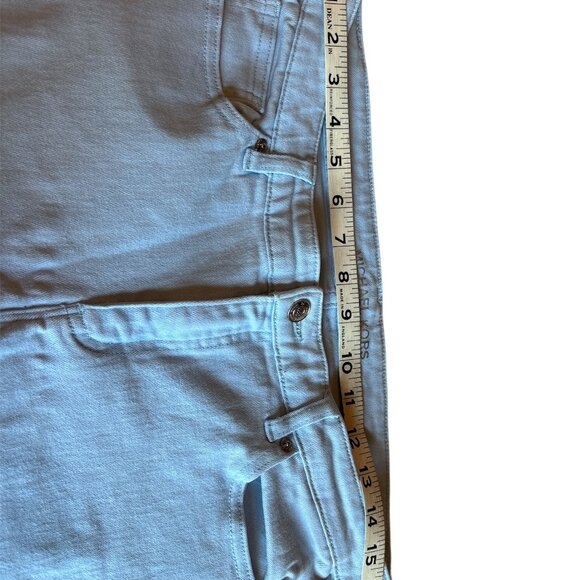 Michael Kors Light Blue Izzy Cropped Skinny Jeans Women's Size 10 - Picture 9 of 12